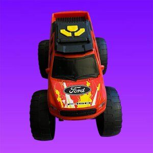 Dickie Toys Red Ford Raptor Wheelie Raiders Motorized Truck Germany Tested
